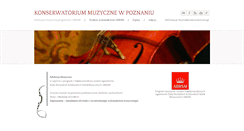 Desktop Screenshot of konserwatorium.pl